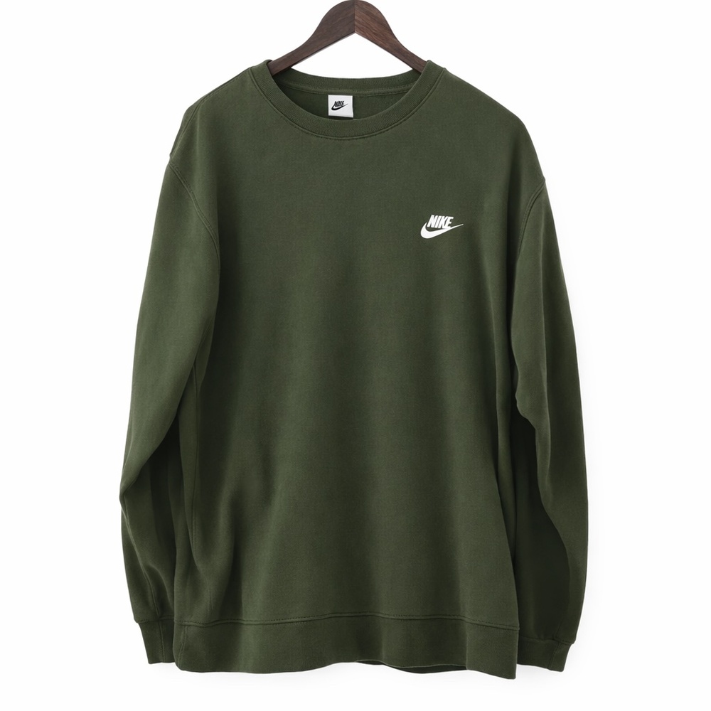 Nike Men's Olive Crewneck Sweater